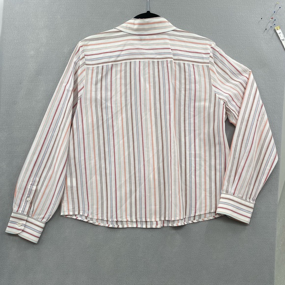 Vintage Faconnable Button-down Linen Blend Shirt - Picture 9 of 10